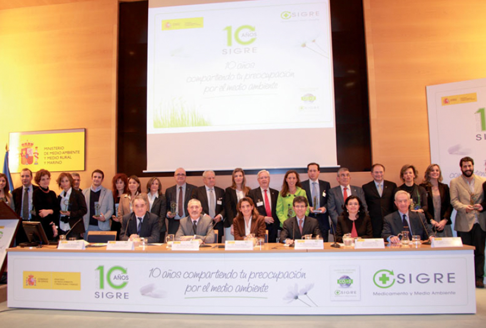 Ganadores de la I Edición de los Premios SIGRE